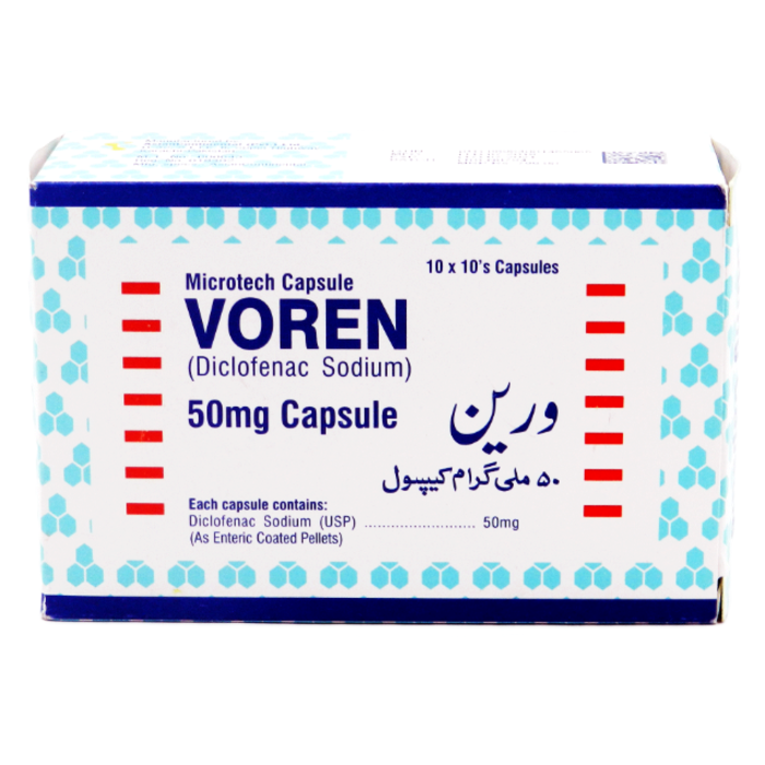 Voren 50mg Capsules (10s)