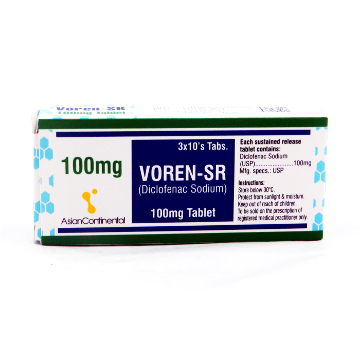 Voren Sr 100mg Tablets