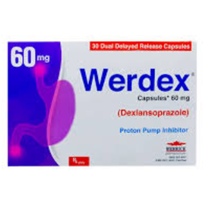 Werdex 60mg Capsules (30s)