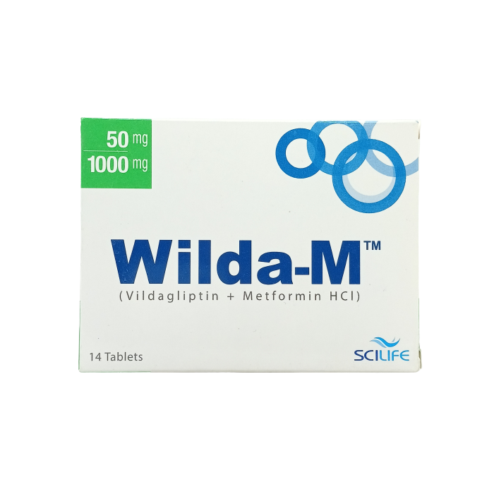 Wilda M 50 500mg Tablets 14s