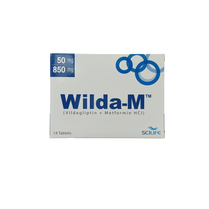 Wilda M 50 850mg Tablets 14s
