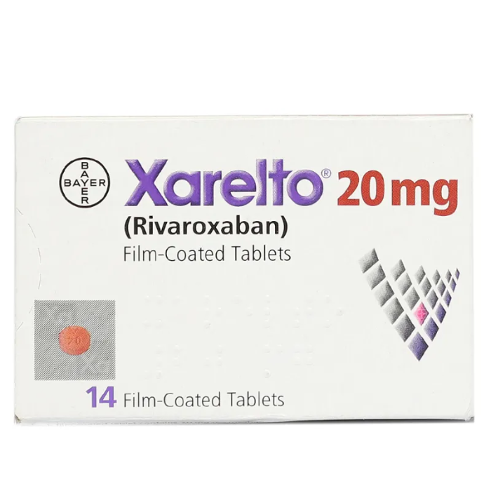 Xarelto 20mg Tablets (14s)