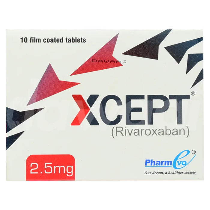 Xcept 2.5mg Tablets (10s)