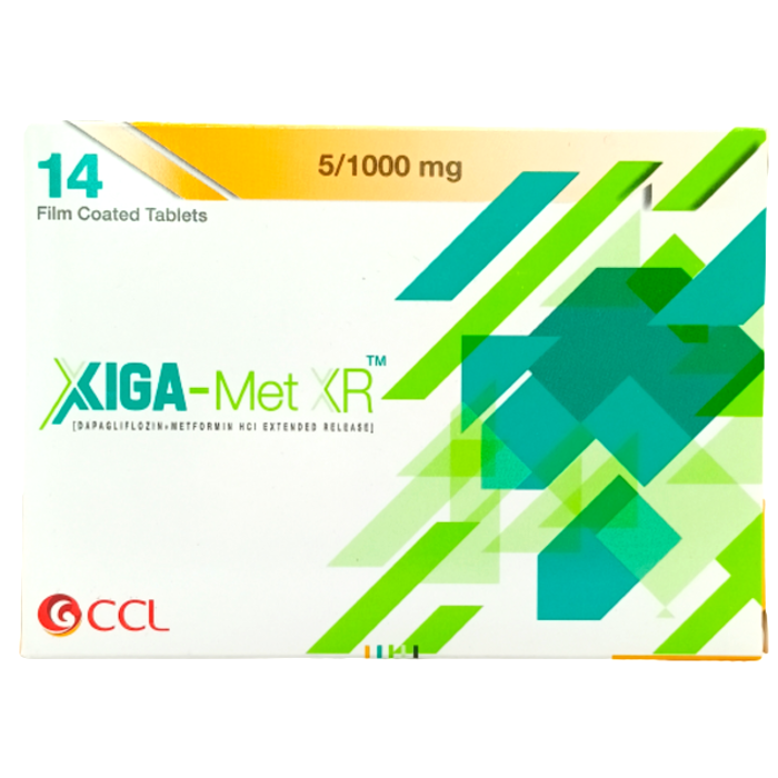 Xiga Met XR 5mg/1000mg Tablets (14s)