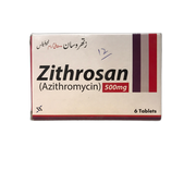 Zithrosan 500mg Tablets 6s