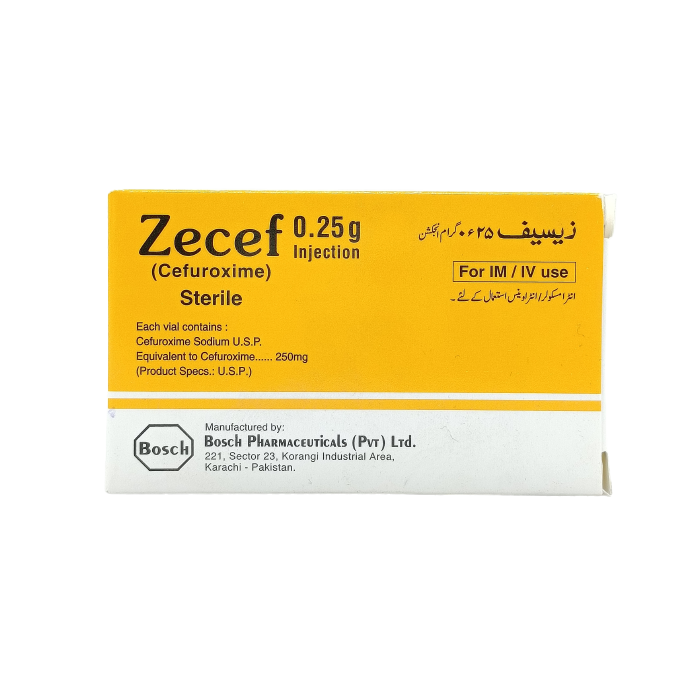 Zecef 0.25g Inj For Im Iv
