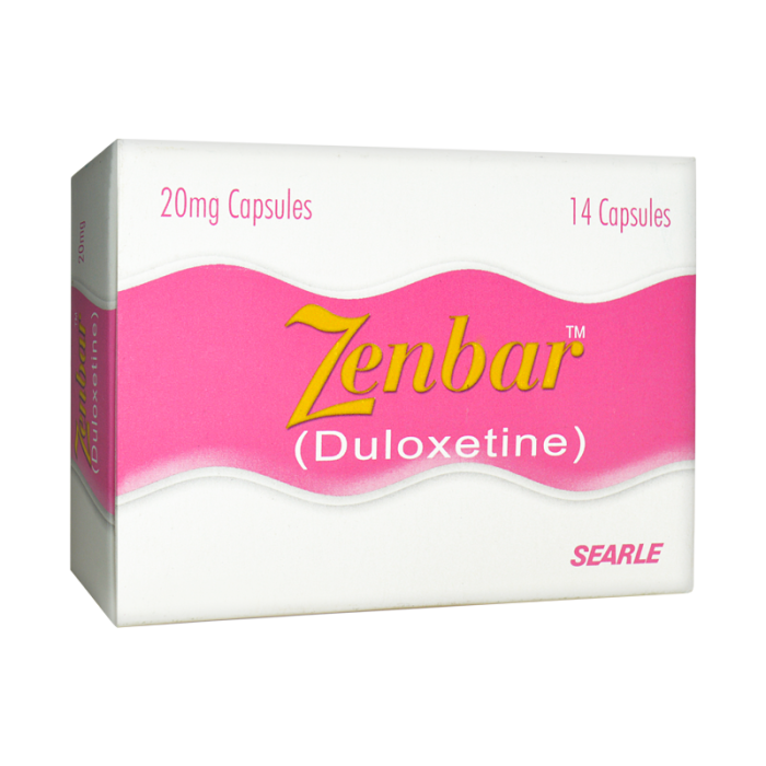 Zenbar 20mg Capsules