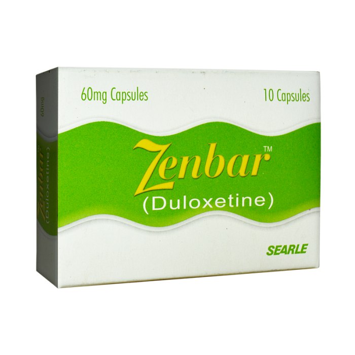 Zenbar 60mg Capsules