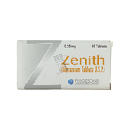 Zenith 0.25mg Tablets