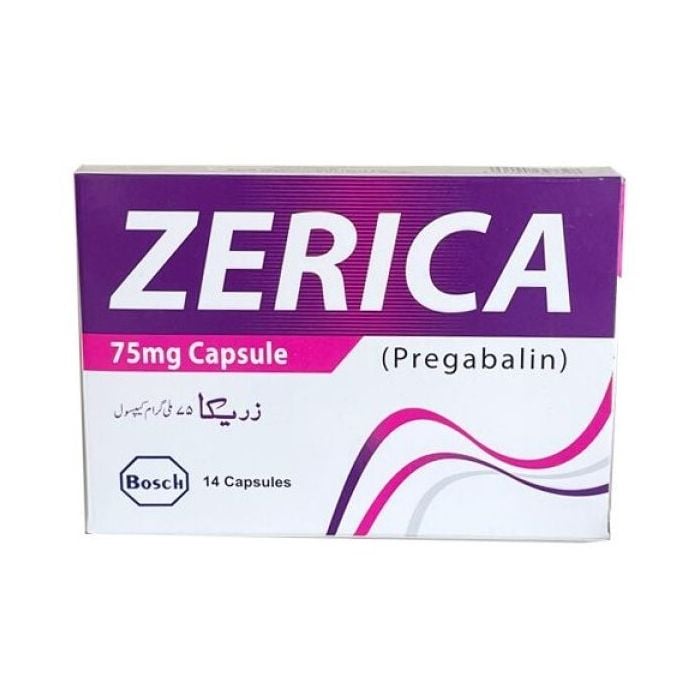 Zerica 75mg Capsules 14s