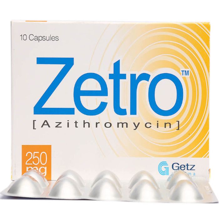 Zetro 250mg Capsules (10s)