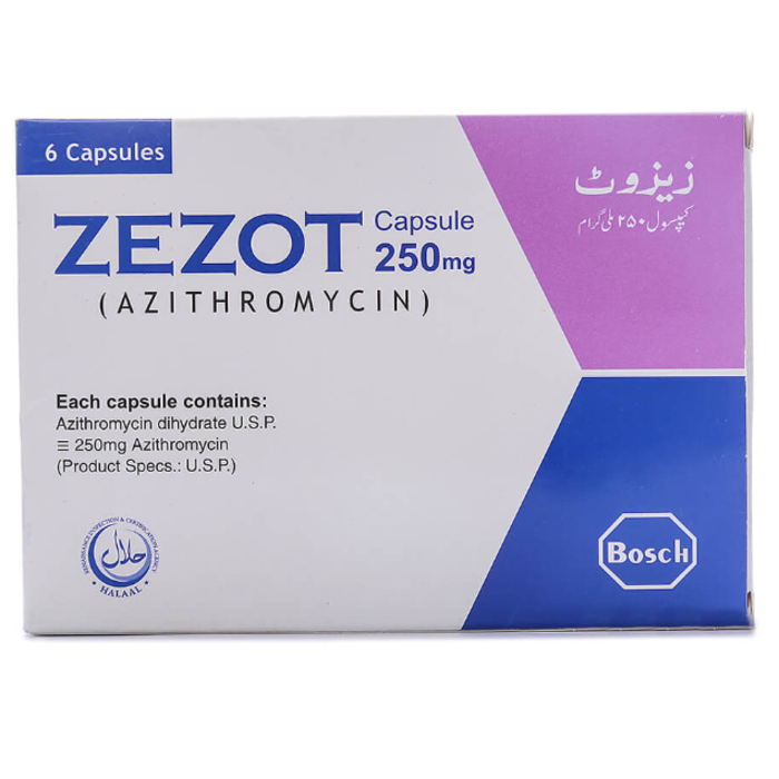 Zezot 250mg Capsules (6s)