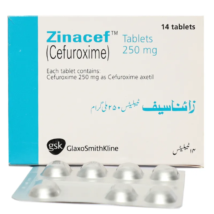 Zinacef 250mg Tablets (14s)