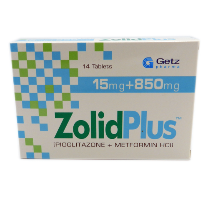 Zolid Plus 15mg/850mg Tablets (14s)