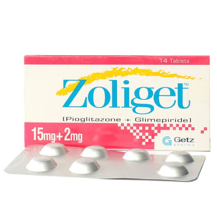 Zoliget 15mg/2mg Tablets (14s)