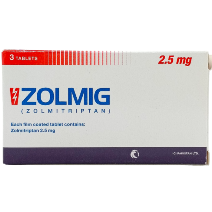 Zolmig 2.5mg Tablets (3s)