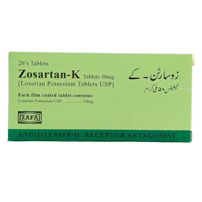 Zosartan K 50mg Tablets (20s)