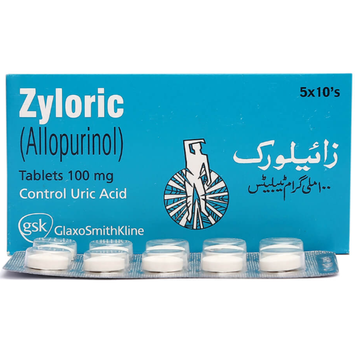 Zyloric 100mg Tablets (50s)