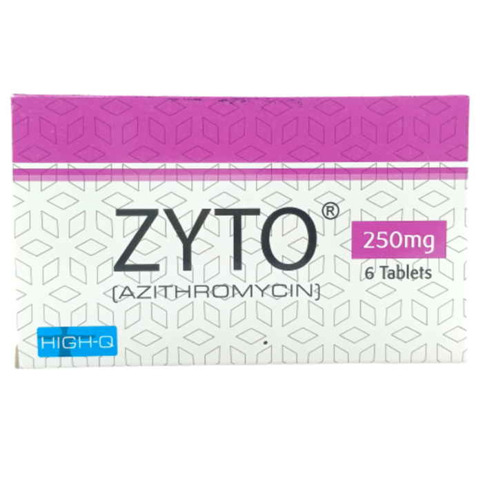 Zyto 250mg Tablets (6s)