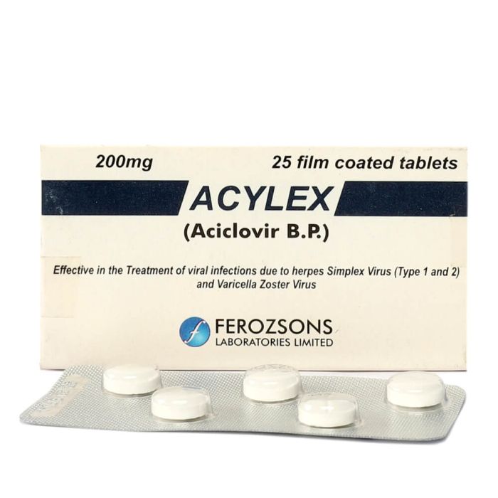 Acylex 200mg Tablets