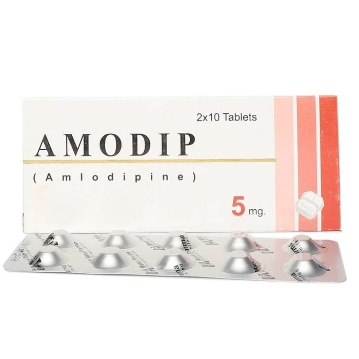 Amodip 5mg Tablets.