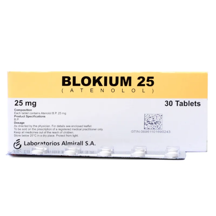Blokium 25mg Tablets