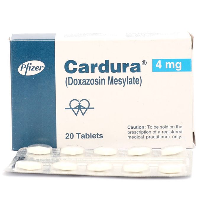 Cardura 4mg Tablets