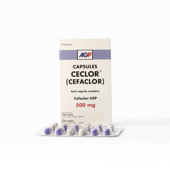 Ceclor 500mg Capsules