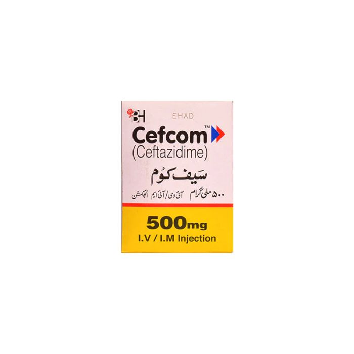 Cefcom 500mg Inj