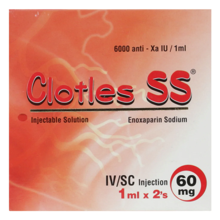 Clotles S 60mg Inj