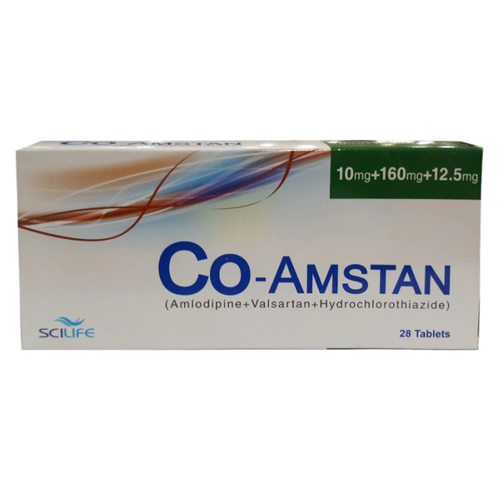 Co Amstan 10mg 160mg 12.5mg Tablets