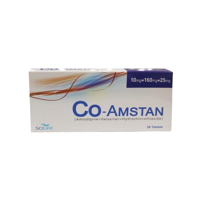 Co Amstan 10mg 160mg 25mg Tablets