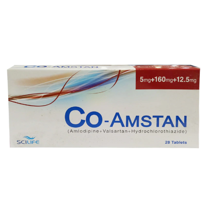 Co Amstan 5mg 160mg 12.5mg Tablets