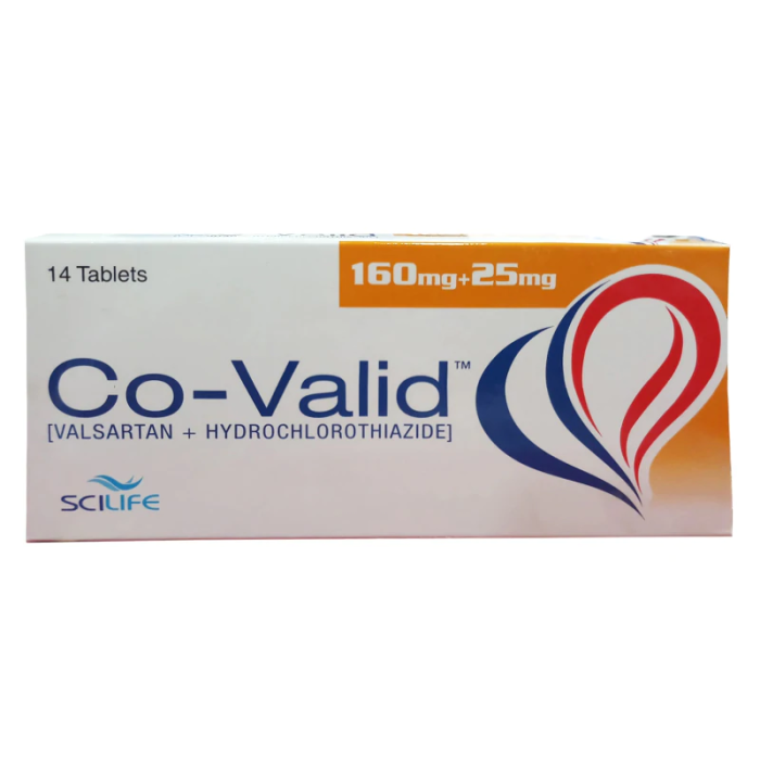 Co Valid 160 25mg Tablets