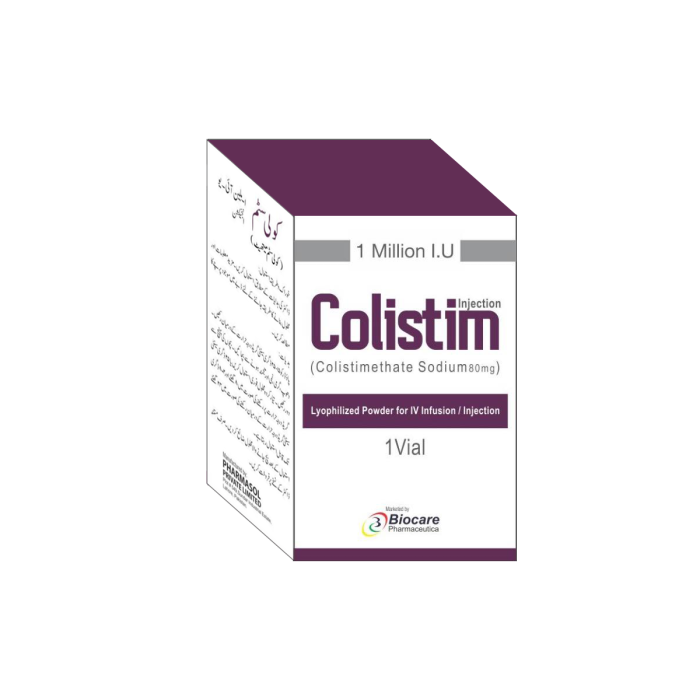 Colistim 80mg 1million Iu Inj