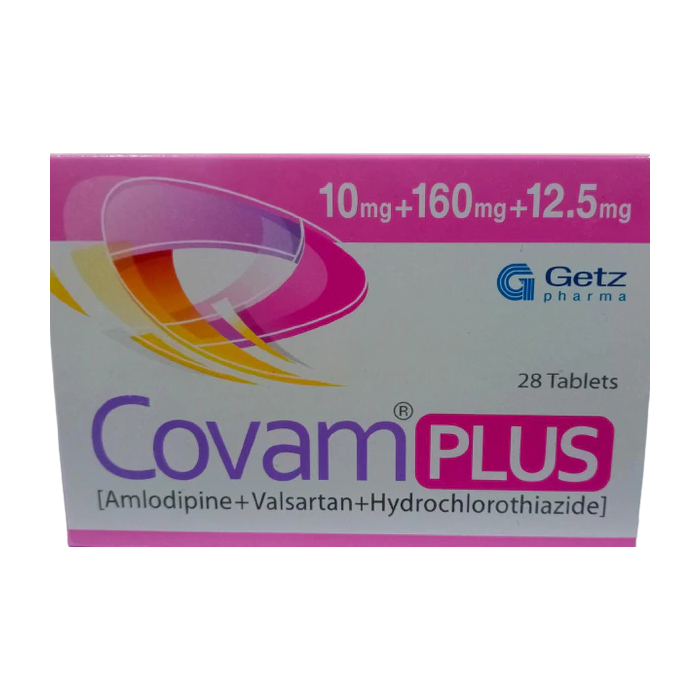 Covam Plus 10mg 160mg 12.5mg Tablets
