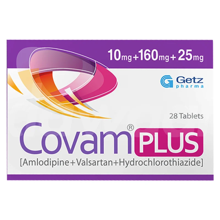 Covam Plus 10mg 160mg 25mg Tablets