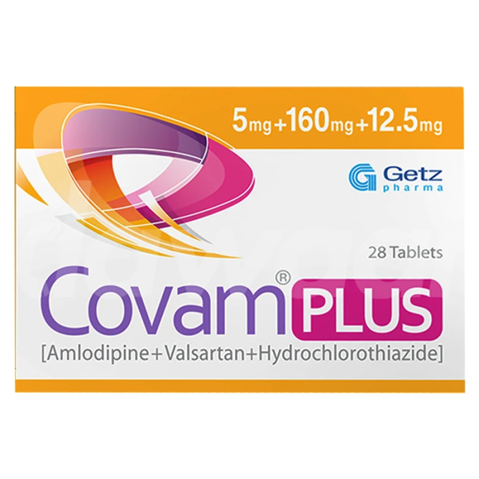 Covam Plus 5mg 160mg 12.5mg Tablets