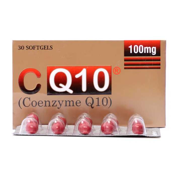 Cq10 100mg Capsules
