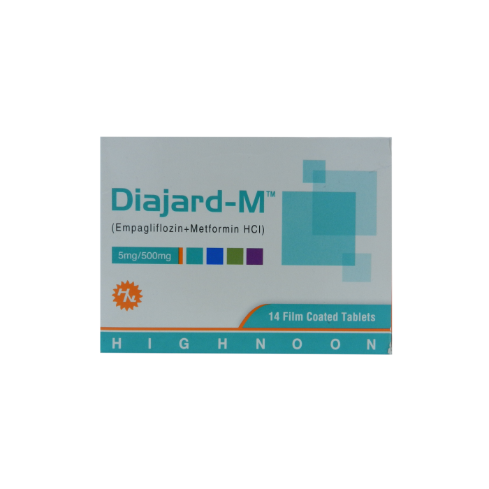 Diajard M 5mg 500mg Tablets