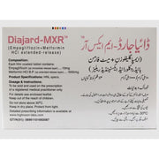 Diajard Mxr 10mg 1000mg Tablets