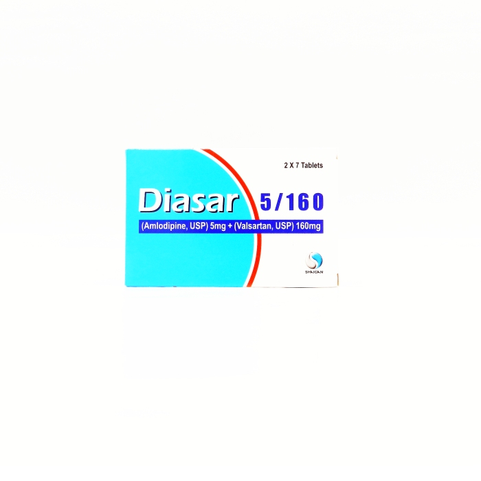 Diasar 5 160mg Tablets