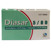 Diasar 5 80mg Tablets