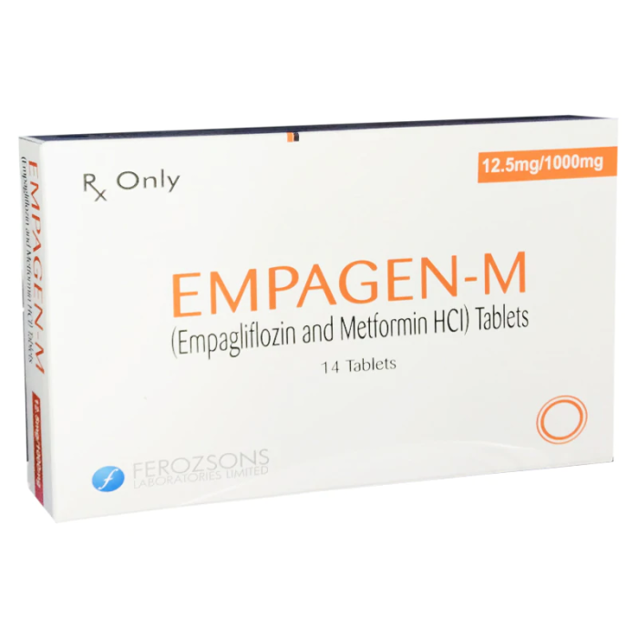Empagen M 12.5mg 1000mg Tablets