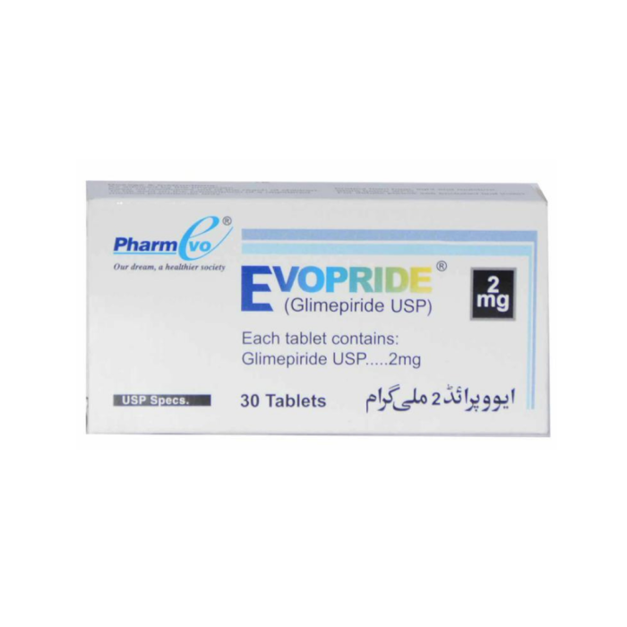 Evopride 2mg Tablets