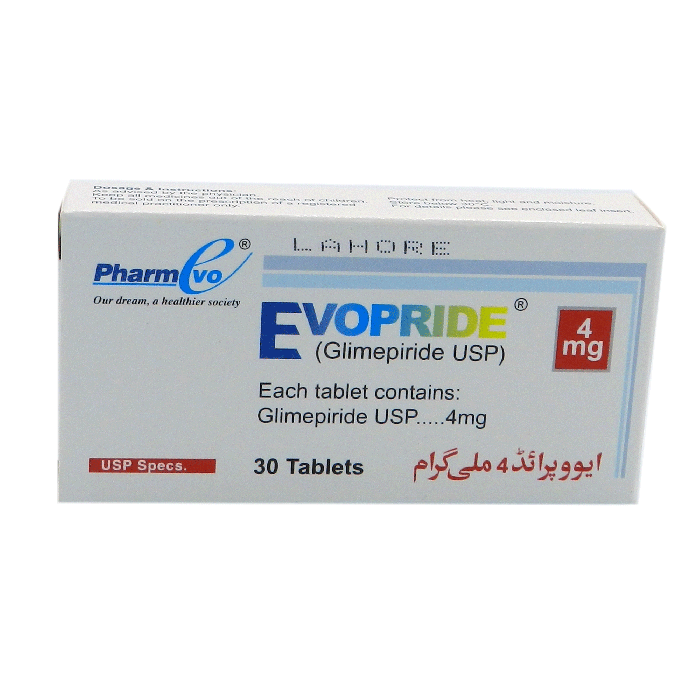 Evopride 4mg Tablets