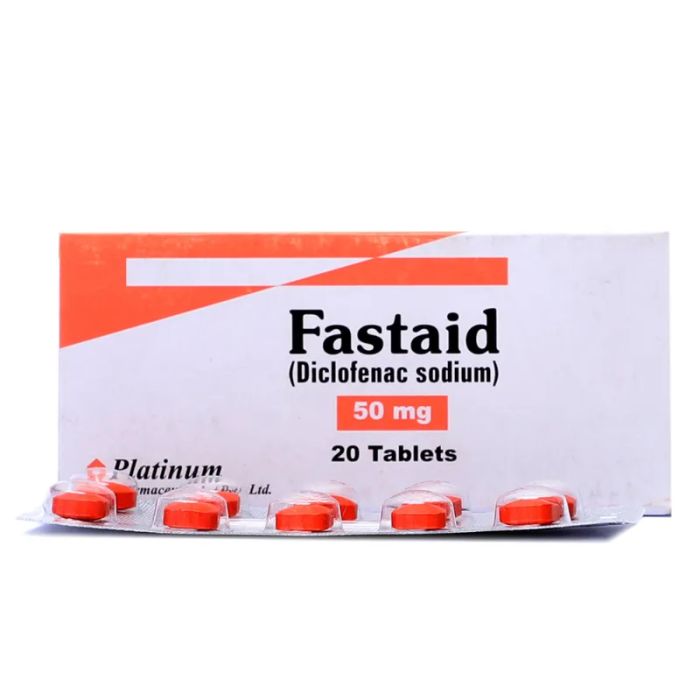 Fastaid 50mg Tablets