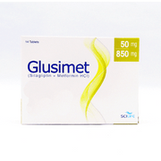 Glusimet 50mg   850mg Tablets 14s