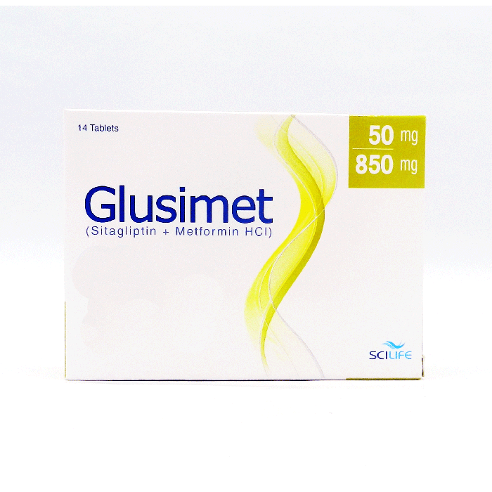 Glusimet 50mg   850mg Tablets 14s