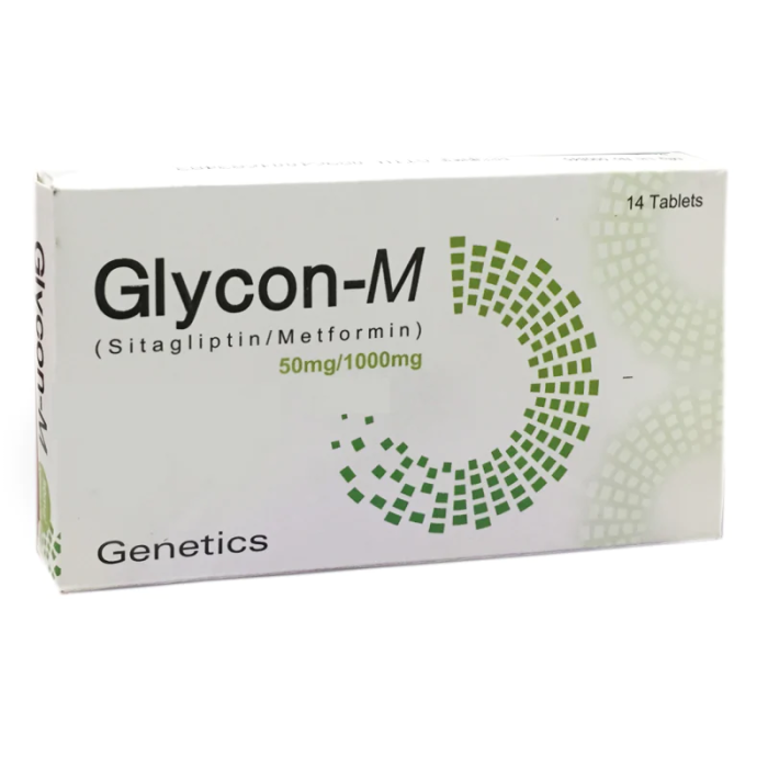 Glycon M 50mg 1000mg Tablets